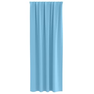 Závěsy na zatemnění s kroužky 2 pcs Světle modrá 245 x 140 cm - obrázek 4
