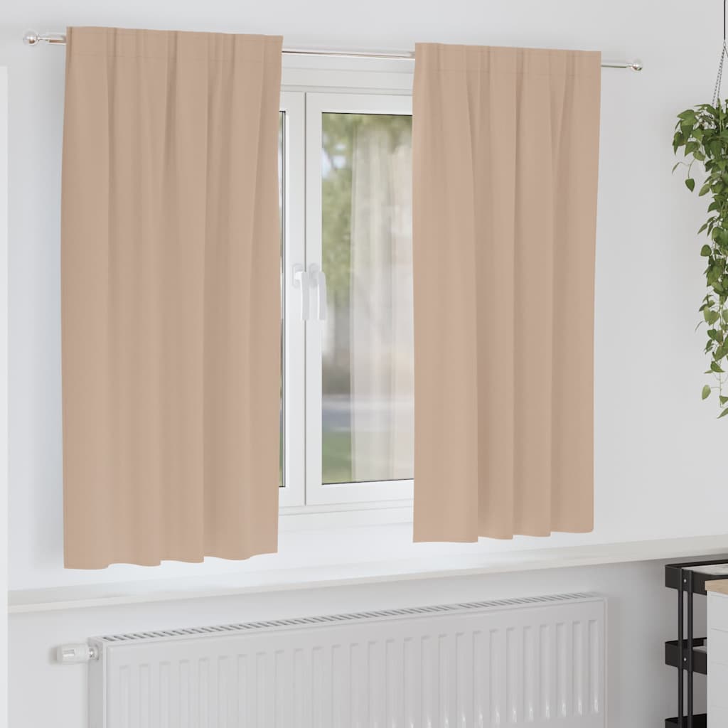 Kardinaid kardinatega 2 pcs Pruunikashall Polüester