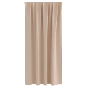 Závěsy na zatemnění s kroužky 2 pcs Taupe 175 x 140 cm - obrázek 4