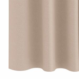 Závěsy na zatemnění s kroužky 2 pcs Taupe 225 x 140 cm - obrázek 6