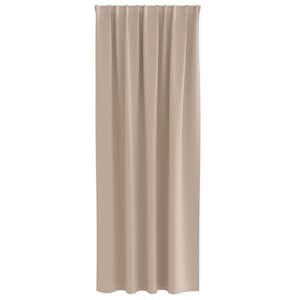 Závěsy na zatemnění s kroužky 2 pcs Taupe 260 x 140 cm - obrázek 4