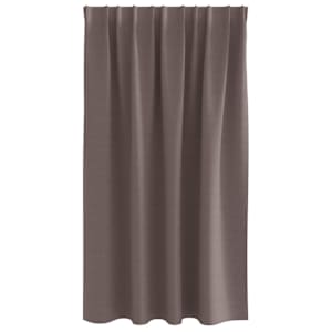Závěsy na zatemnění s kroužky 2 pcs Tmavě hnědá 140 x 140 cm - obrázek 4