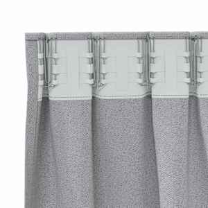 Závěsy na zatemnění s kroužky 2 pcs Světle šedá 245 x 140 cm - obrázek 5