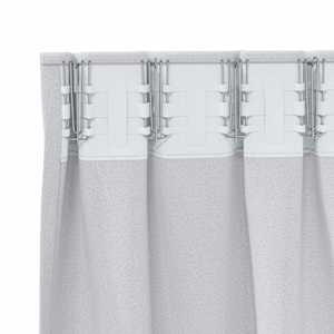 Závěsy na zatemnění s kroužky 2 pcs Světlá šedá 225 x 140 cm - obrázek 5
