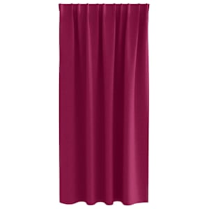 Závěsy na zatemnění s kroužky 2 pcs Víno Červené 175 x 140 cm - obrázek 4