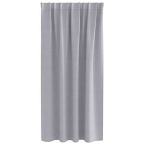 Závěsy na zatemnění s kroužky 2 pcs Metalická šedá 175 x 140 cm - obrázek 4