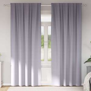 Závěsy na zatemnění s kroužky 2 pcs Metalická šedá 225 x 140 cm - obrázek 1