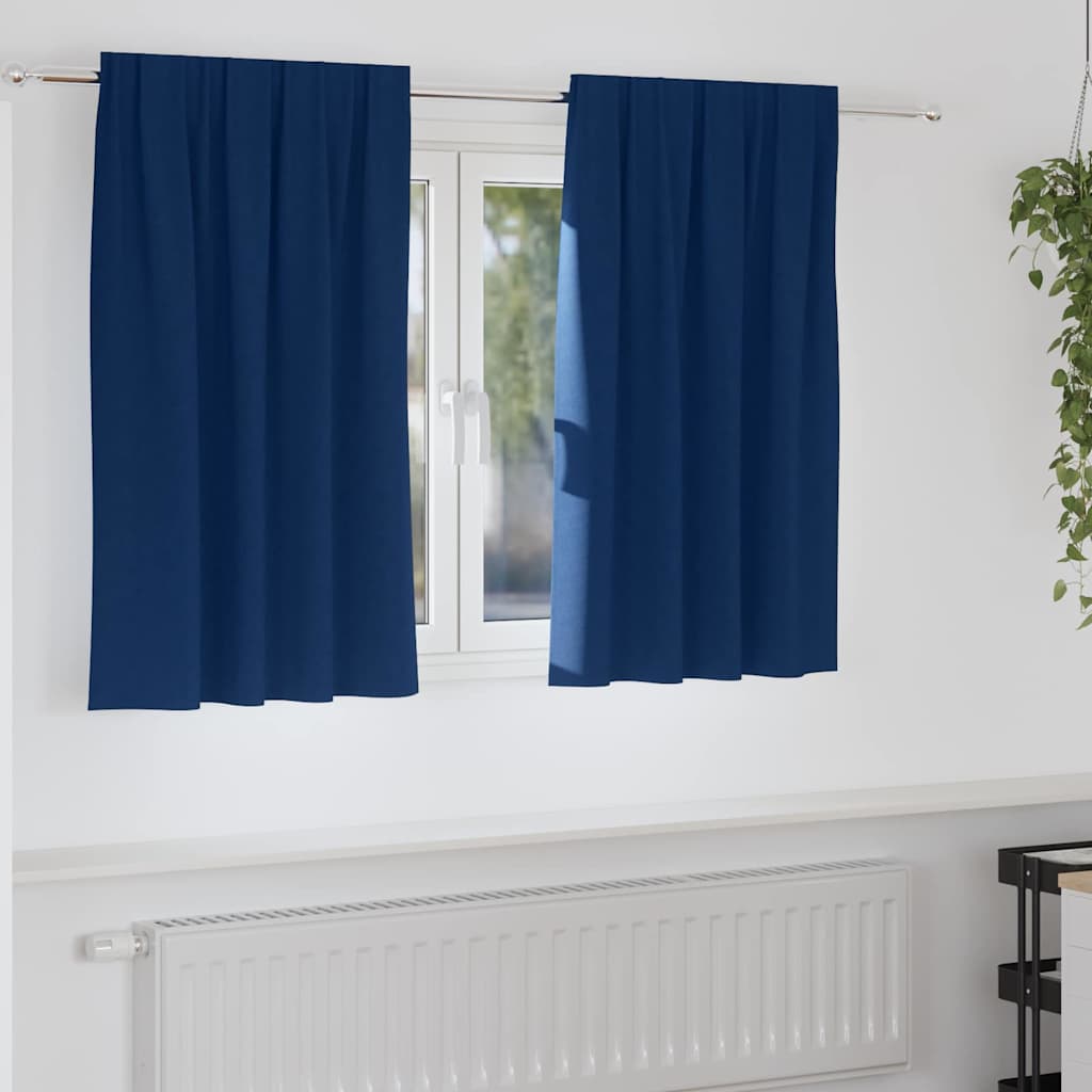 Kardinaid kardinatega 2 pcs Tumesinine 140 x 140 cm Polüester
