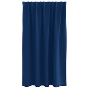 Závěsy na zatemnění s kroužky 2 pcs Tmavě modrá 140 x 140 cm - obrázek 4