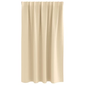 Závěsy na zatemnění s kroužky 2 pcs Krémová 140 x 140 cm - obrázek 4