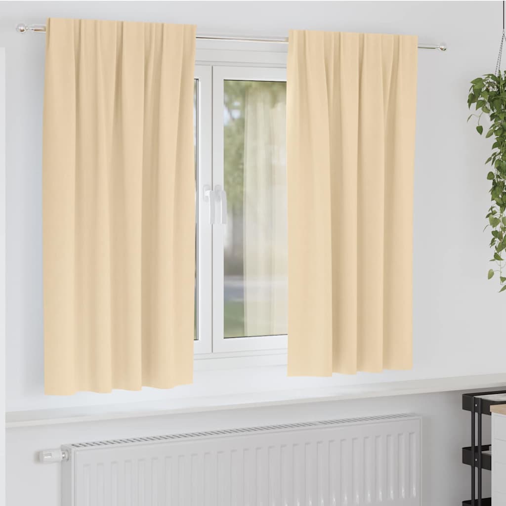 Kardinaid kardinatega 2 pcs cream Polüester