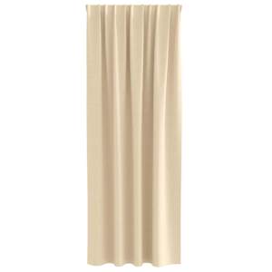 Závěsy na zatemnění s kroužky 2 pcs Krémová 225 x 140 cm - obrázek 4