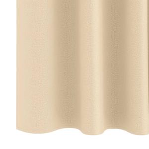 Závěsy na zatemnění s kroužky 2 pcs Krémová 260 x 140 cm - obrázek 6
