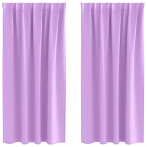 Závěsy na zatemnění s kroužky 2 pcs Fialová 175 x 140 cm - obrázek 2