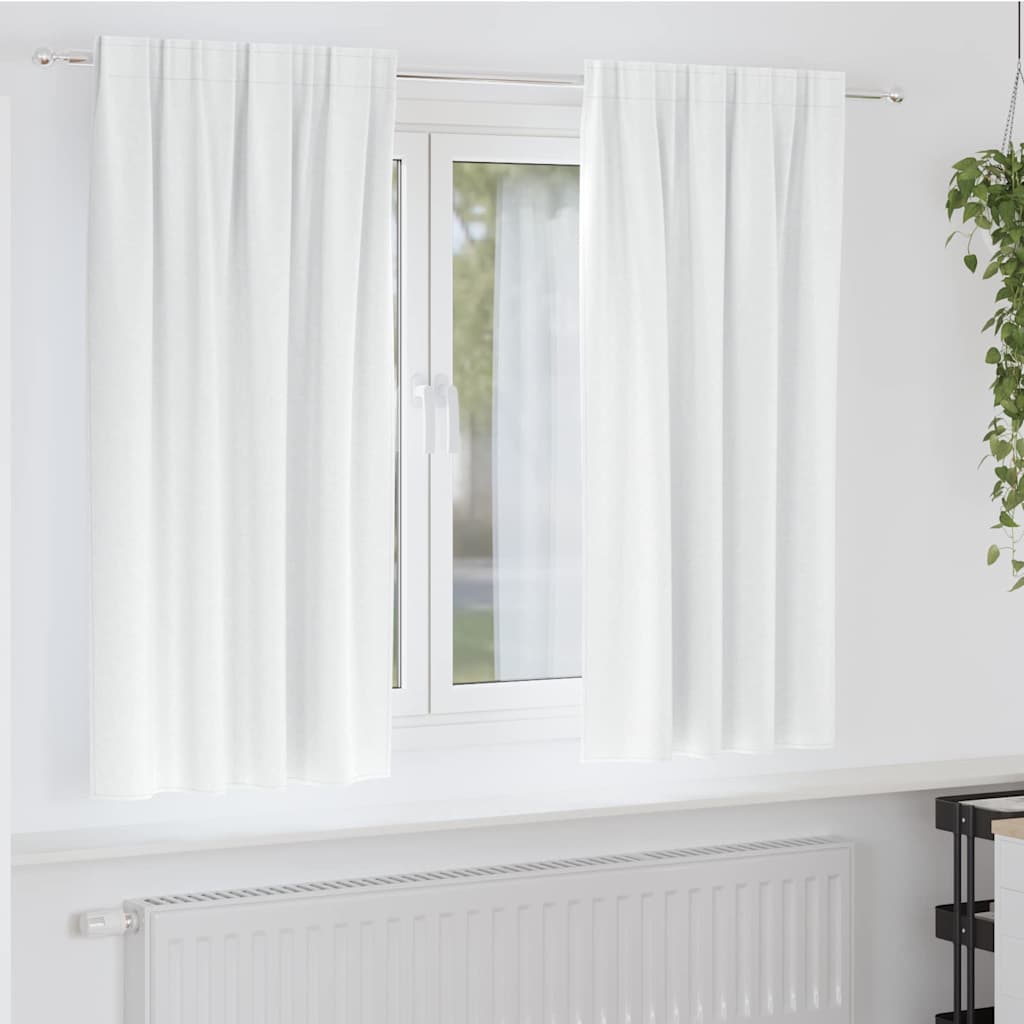 Kardinaid kardinatega 2 pcs Helevalge Polüester