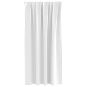 Závěsy na zatemnění s kroužky 2 pcs Jasně bílá 175 x 140 cm - obrázek 4