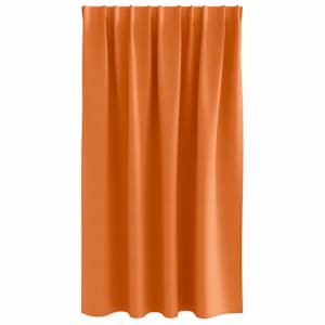 Závěsy na zatemnění s kroužky 2 pcs Jasně oranžová 140 x 140 cm - obrázek 4