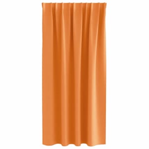 Závěsy na zatemnění s kroužky 2 pcs Oranžová 175 x 140 cm - obrázek 4