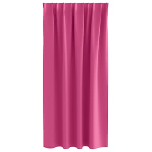 Závěsy na zatemnění s kroužky 2 pcs Jasně růžová 175 x 140 cm - obrázek 4