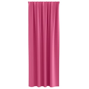 Závěsy na zatemnění s kroužky 2 pcs Jasně růžová 260 x 140 cm - obrázek 4