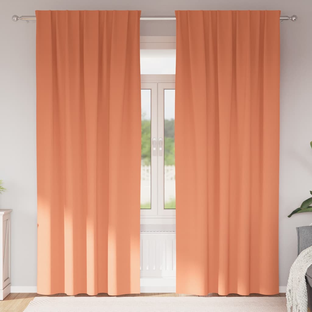 Kardinaid kardinatega 2 pcs Terrakota 225 x 140 cm Polüester