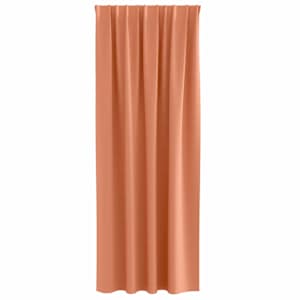 Závěsy na zatemnění s kroužky 2 pcs Cihlová 225 x 140 cm - obrázek 4