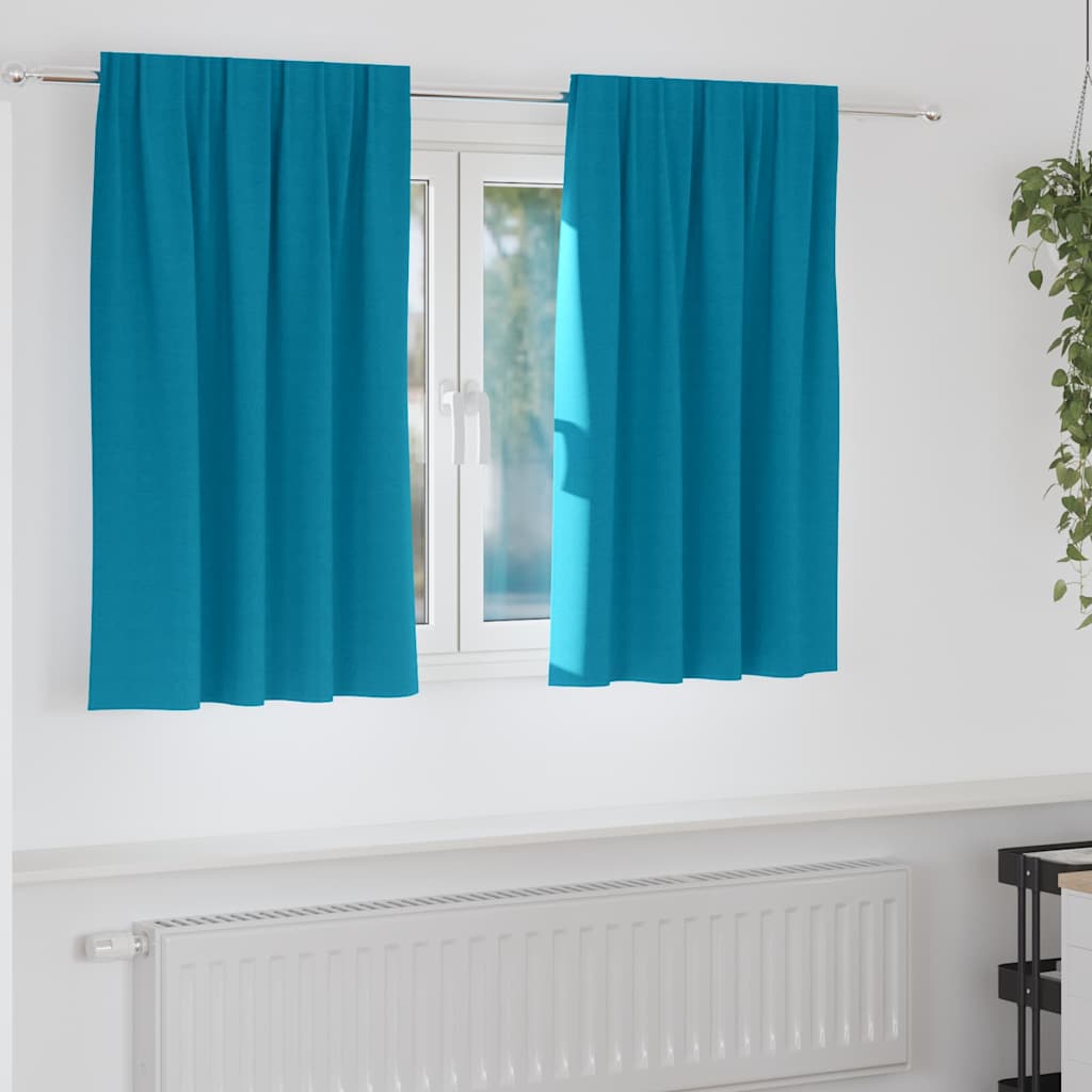 Kardinaid kardinatega 2 pcs Türkiis 140 x 140 cm Polüester