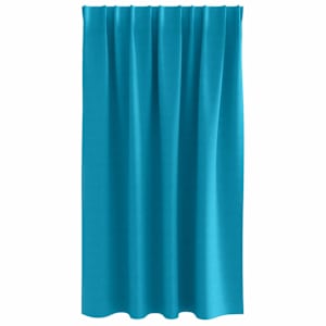 Závěsy na zatemnění s kroužky 2 pcs Tyrkysová 140 x 140 cm - obrázek 4
