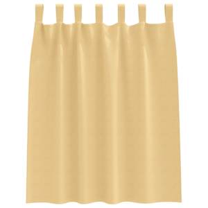 Závěsy na zatemnění s kroužky 2 pcs Béžová 140 x 140 cm - obrázek 4