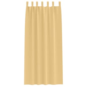Závěsy na zatemnění s kroužky 2 pcs Béžová 225 x 140 cm - obrázek 4