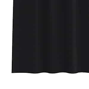 Závěsy na zatemnění s kroužky 2 pcs Černá 260 x 140 cm - obrázek 6