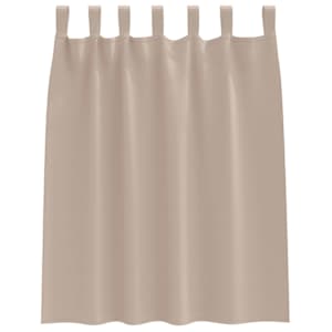 Závěsy na zatemnění s kroužky 2 pcs Taupe 140 x 140 cm - obrázek 4