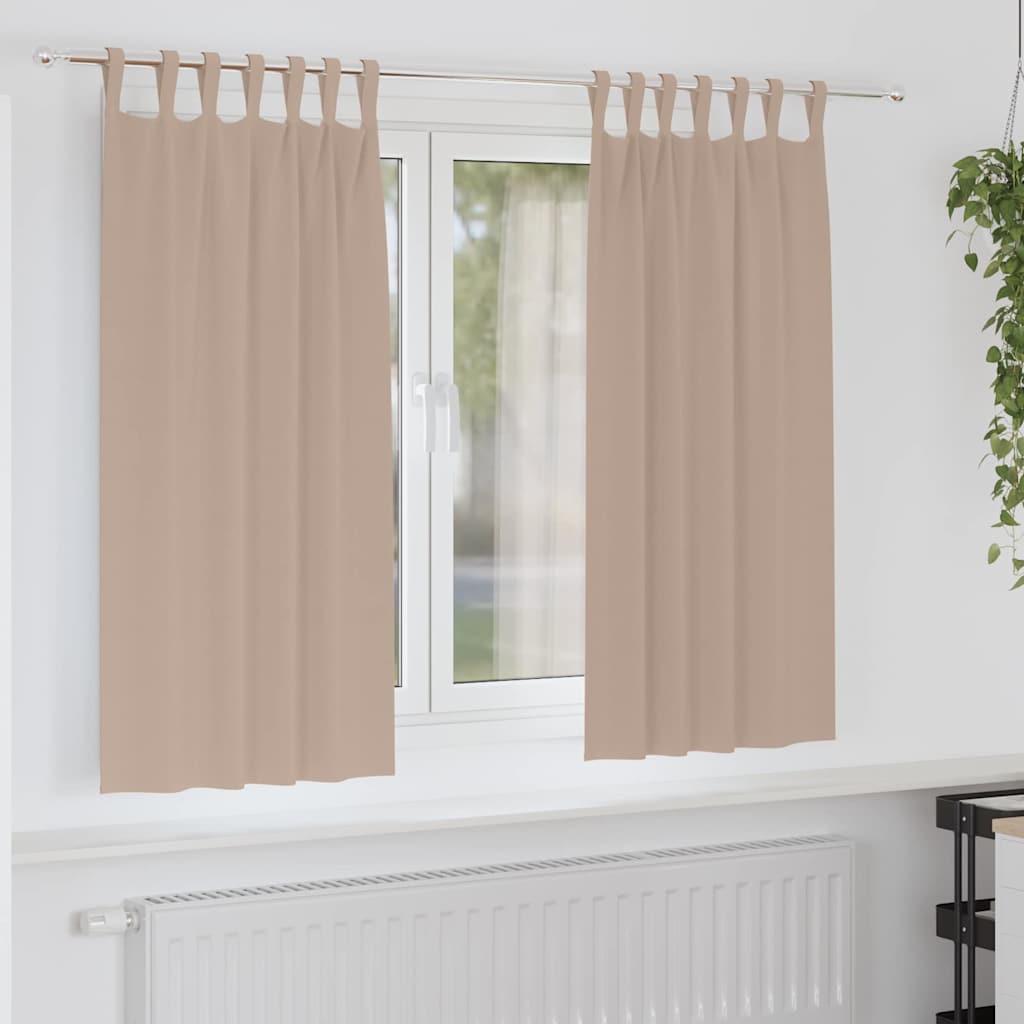 Kardinaid kardinatega 2 pcs Pruunikashall Polüester