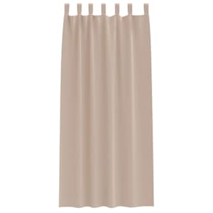 Závěsy na zatemnění s kroužky 2 pcs Taupe 225 x 140 cm - obrázek 4