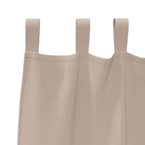 Závěsy na zatemnění s kroužky 2 pcs Taupe 245 x 140 cm - obrázek 5