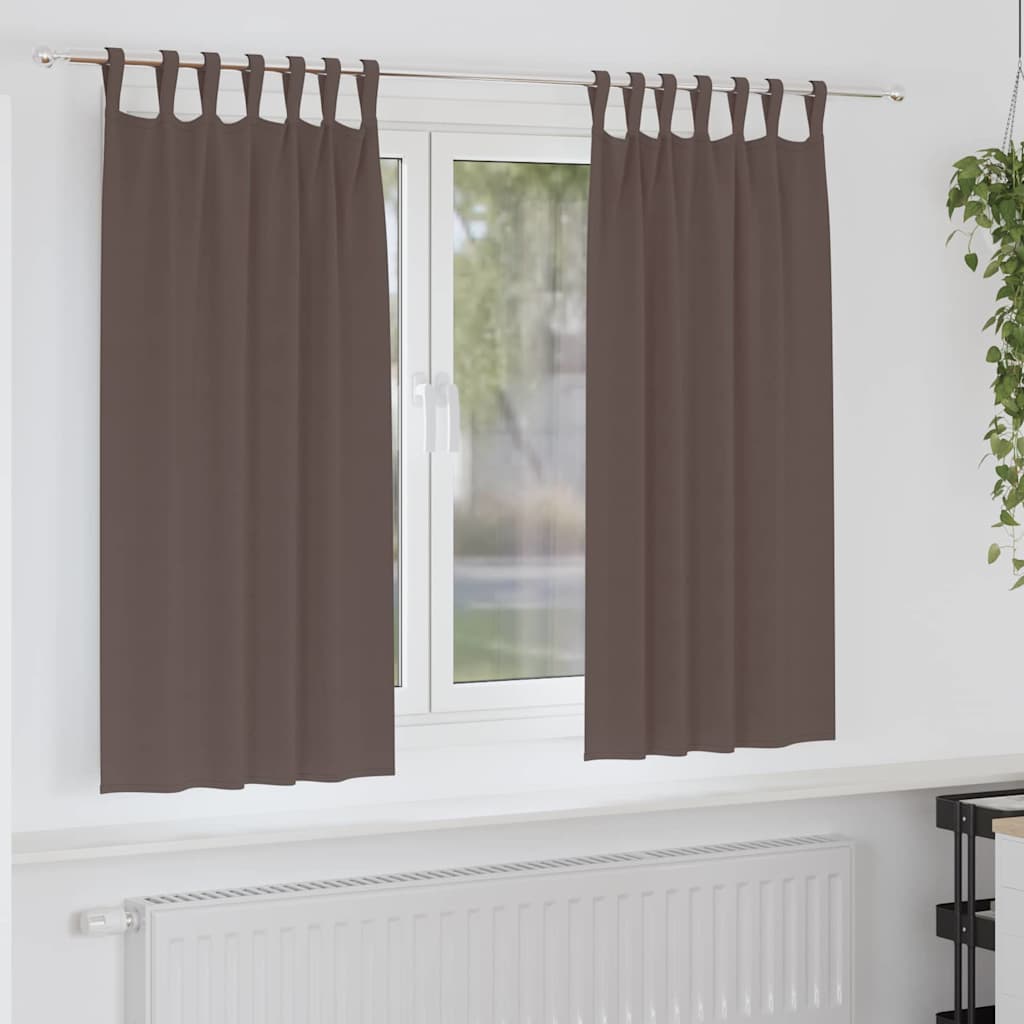 Kardinaid kardinatega 2 pcs Tumepruun Polüester