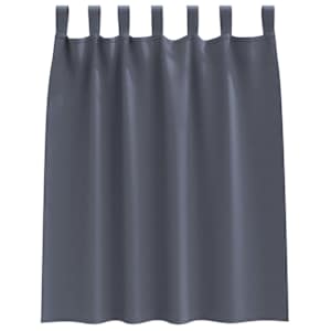 Závěsy na zatemnění s kroužky 2 pcs Antracit 140 x 140 cm - obrázek 4