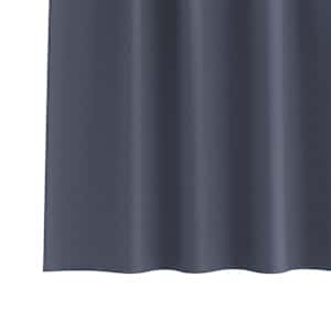 Závěsy na zatemnění s kroužky 2 pcs Antracit 245 x 140 cm - obrázek 6
