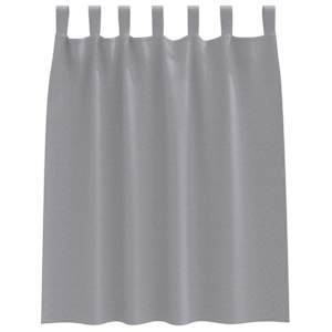 Závěsy na zatemnění s kroužky 2 pcs Světle šedá 140 x 140 cm - obrázek 4
