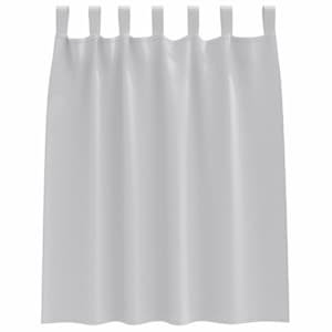 Závěsy na zatemnění s kroužky 2 pcs Světle šedá 140 x 140 cm - obrázek 4