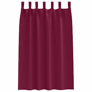Závěsy na zatemnění s kroužky 2 pcs Víno Červené 175 x 140 cm - obrázek 4