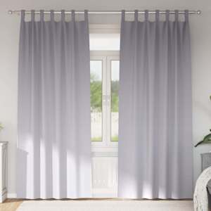 Závěsy na zatemnění s kroužky 2 pcs Metalická šedá 245 x 140 cm - obrázek 1