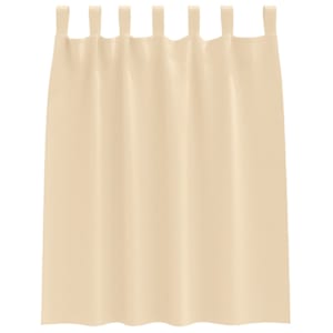 Závěsy na zatemnění s kroužky 2 pcs Krémová 140 x 140 cm - obrázek 4