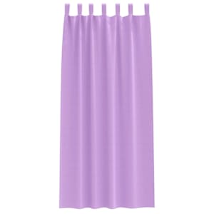 Závěsy na zatemnění s kroužky 2 pcs Fialová 245 x 140 cm - obrázek 4
