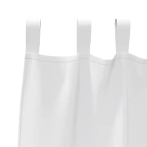 Závěsy na zatemnění s kroužky 2 pcs Úplně bílá 140 x 140 cm - obrázek 5