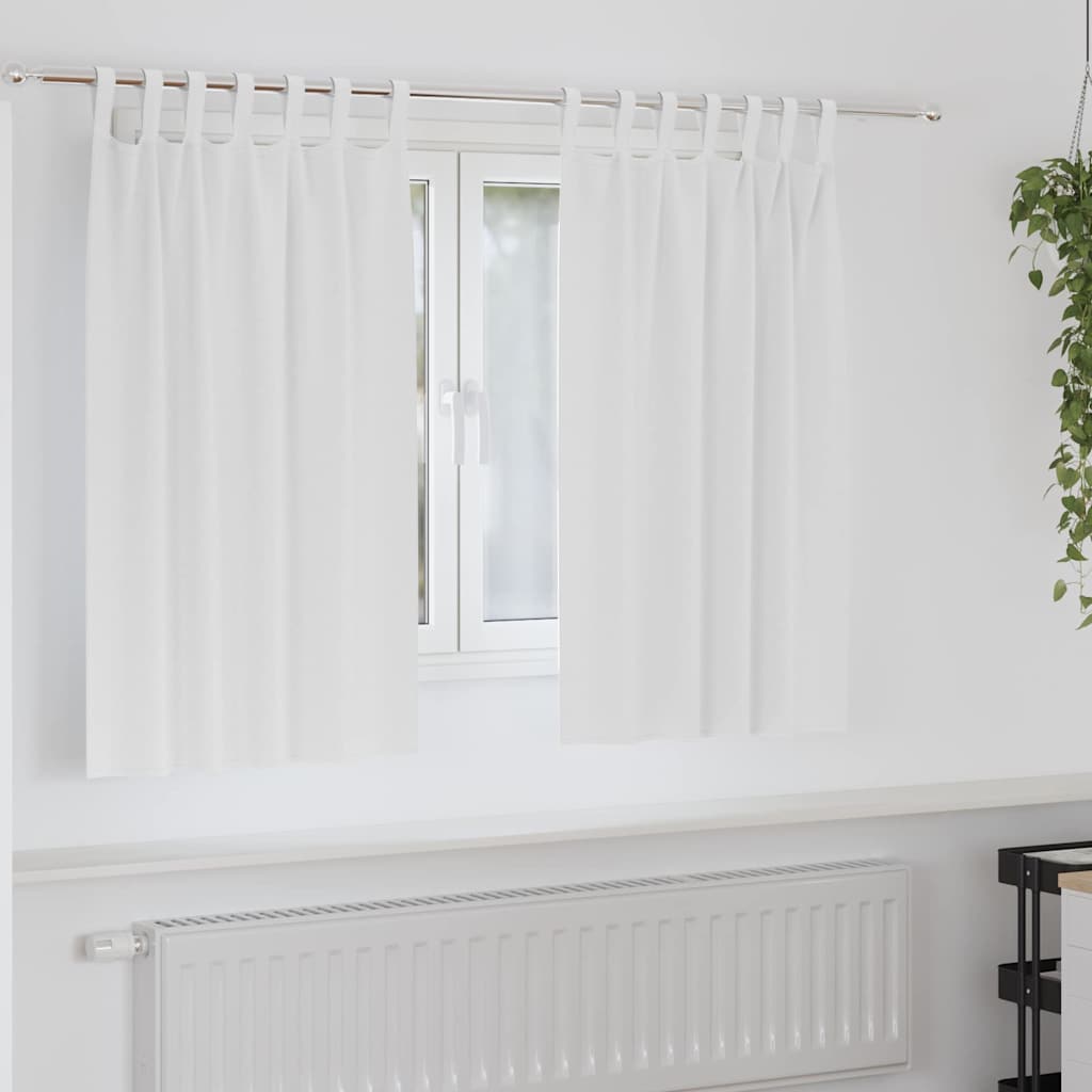 Kardinaid kardinatega 2 pcs Puhas valge Polüester