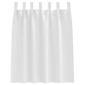 Závěsy na zatemnění s kroužky 2 pcs Úplně bílá 140 x 140 cm - obrázek 4