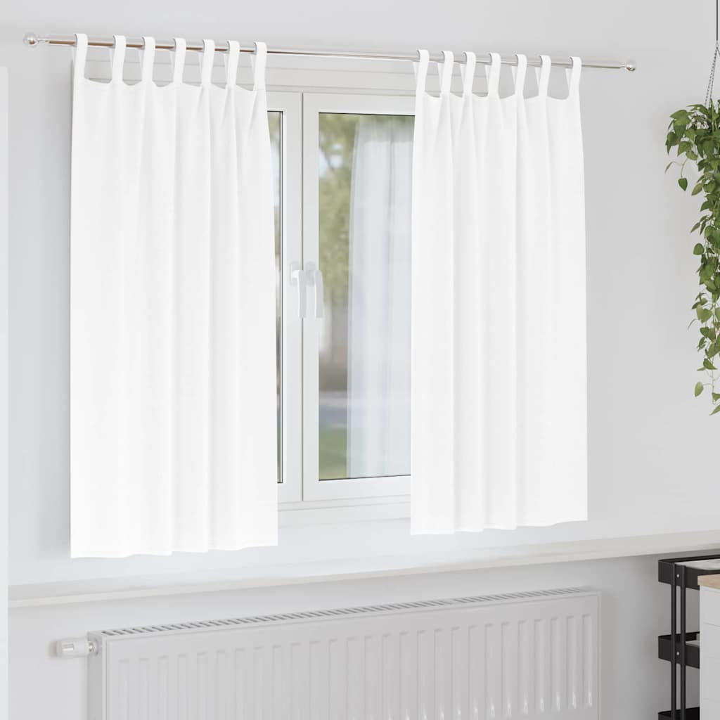Kardinaid kardinatega 2 pcs Puhas valge Polüester
