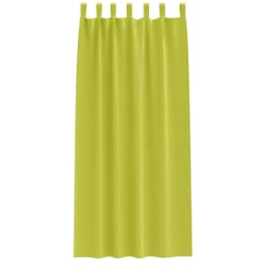 Závěsy na zatemnění s kroužky 2 pcs Zelená 260 x 140 cm - obrázek 4