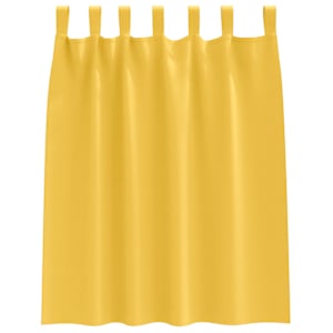 Závěsy na zatemnění s kroužky 2 pcs Hořčicově žlutá - obrázek 4